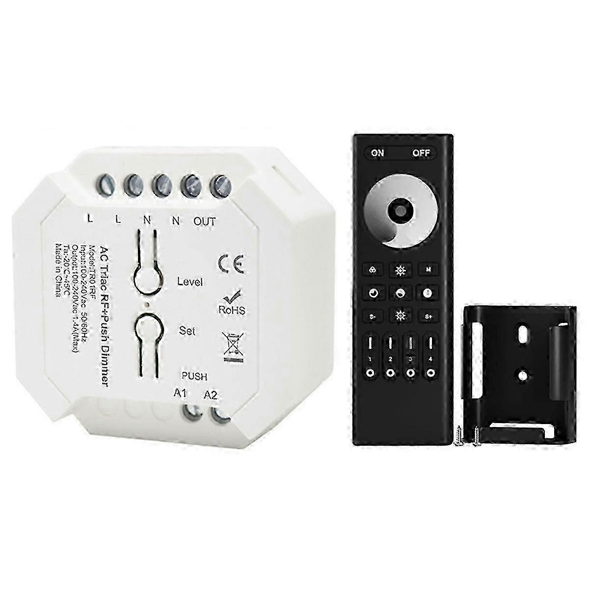 2.4G RF Triac Dimmer LED Controller Smart Dimmer con telecomando APP RF AC100V-240V