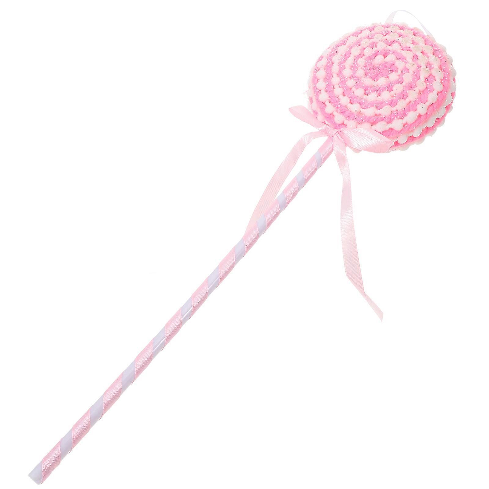 Candy Party Decorations Lollipop Prop Realistic Design Pink 38.00X10.00X3.50CM Birthdays 1Pack