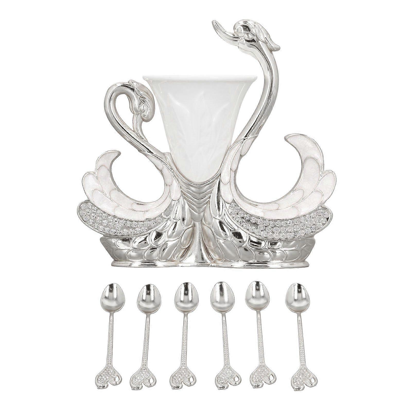 2025 Latest Model  Swan Shape Dinnerware Set Light Luxury Exquisite Elegant