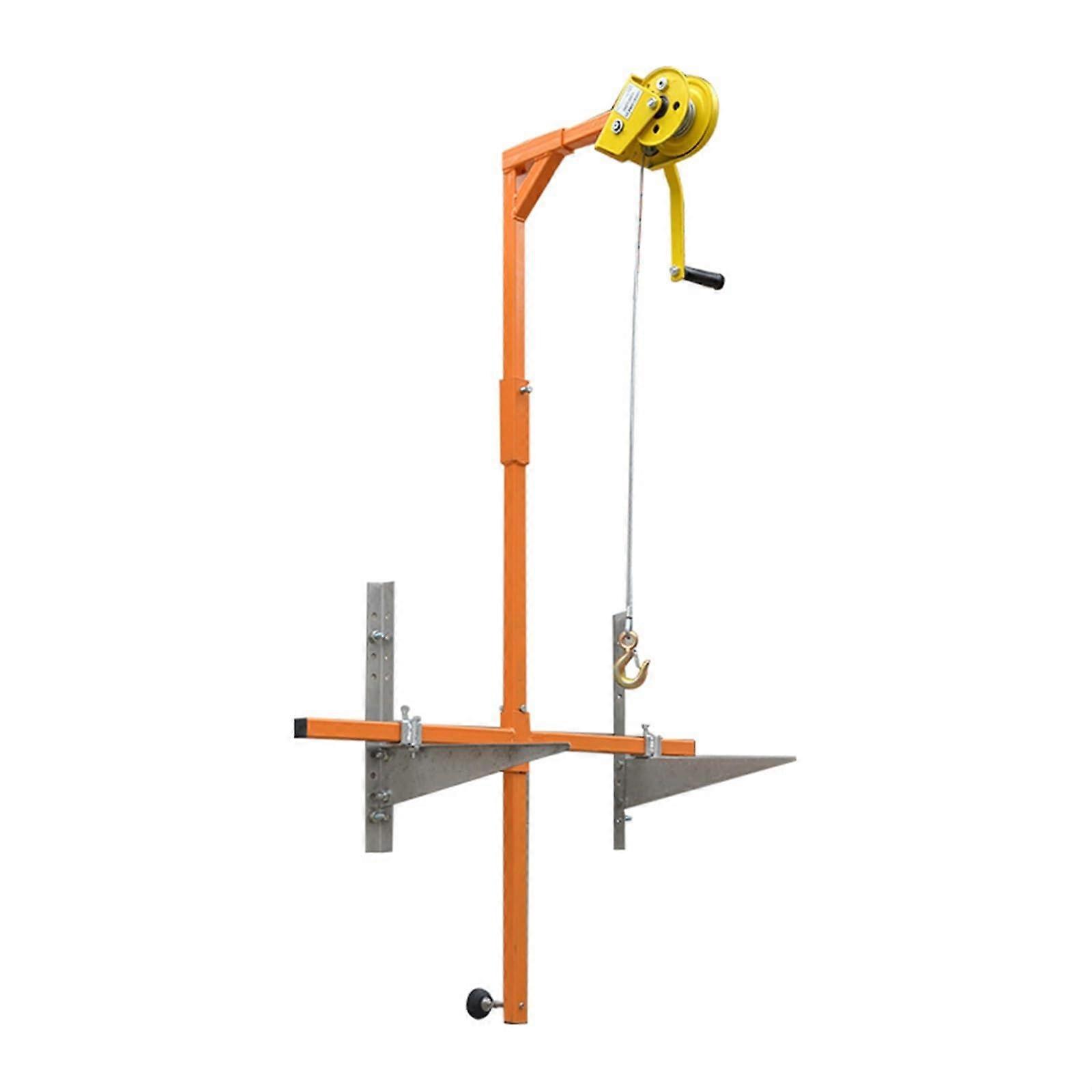 Installation tools for outdoor air conditioning units, 3/5 HP manual hoist bracket YIJIAN (1–5 HP bracket 20 m winch)