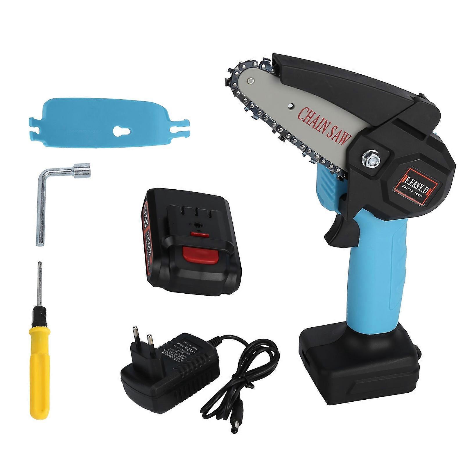 4in Cordless Electric Chainsaws Large Opening Rechargeable Garden Power Tool