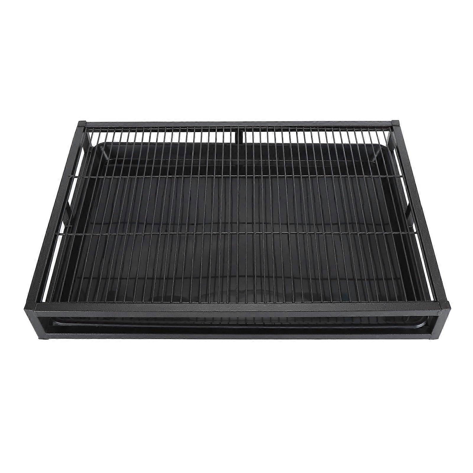 Köpek Lazımlık Tuvalet Yeniden Kullanılabilir Uzun Ömürlü Kolay Temiz Kapalı Açık Pet Tuvalet Köpek Yavrusu Orta 52 x 36 x 8 cm 52x36x8 cm