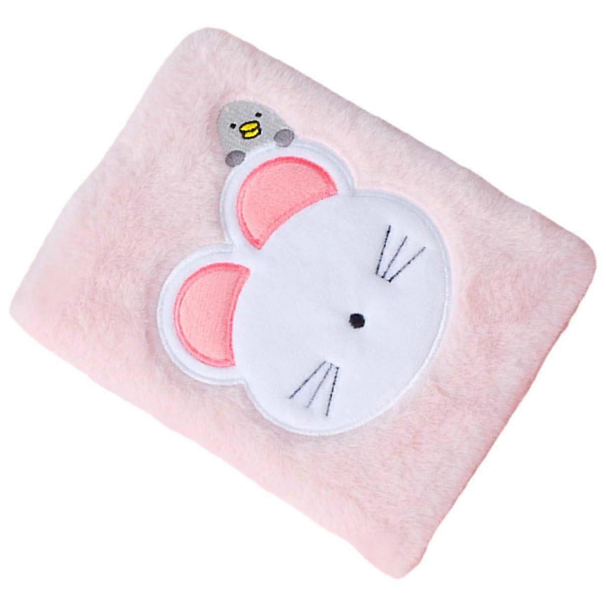 Cute Stationery Set With Plush Cover – Notebook for Women and Kids, Daily Journal for Creative Writing,  A5 Size, Softbound