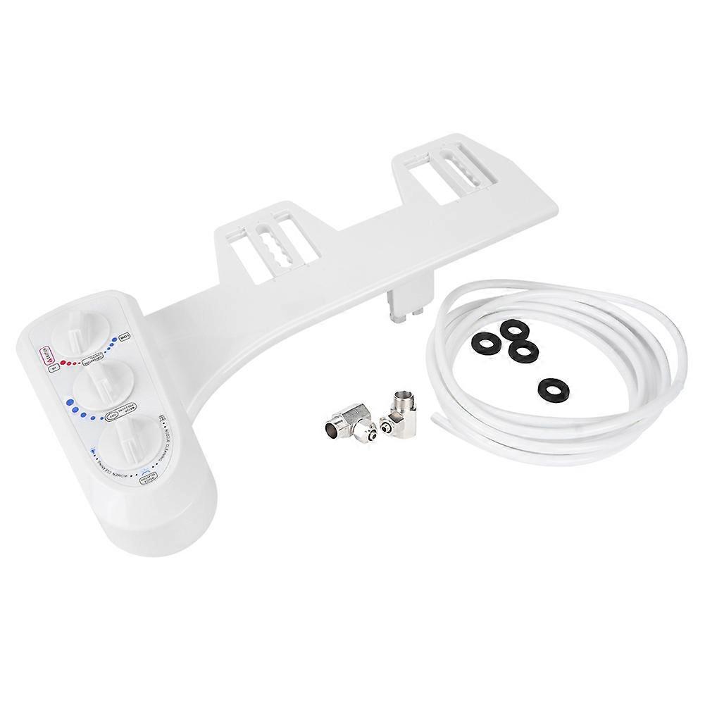 G1/2 Gewinde Bidet WC-Aufsatz Warm- und Kaltwasser Einfache Installation Doppeldüse Bidet