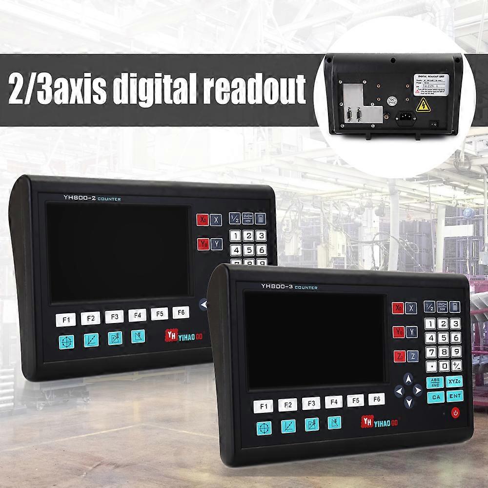 7 Inch LCD Large Screen Grating CNC Digital Readout Display Lathe Panel Controller Board Engraving Milling Machine Control System