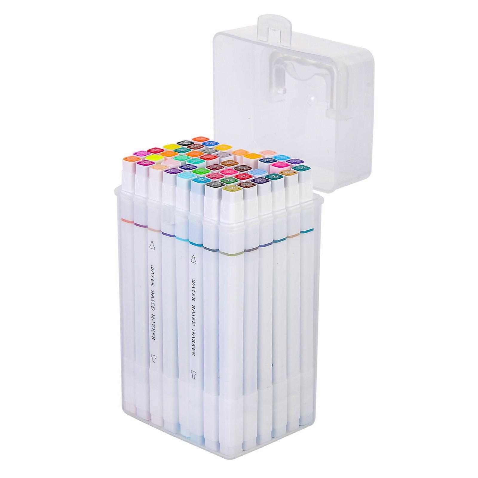 Coloring Markers Artist Marker Pens Drawing Supplies Assorted Color 48Pcs