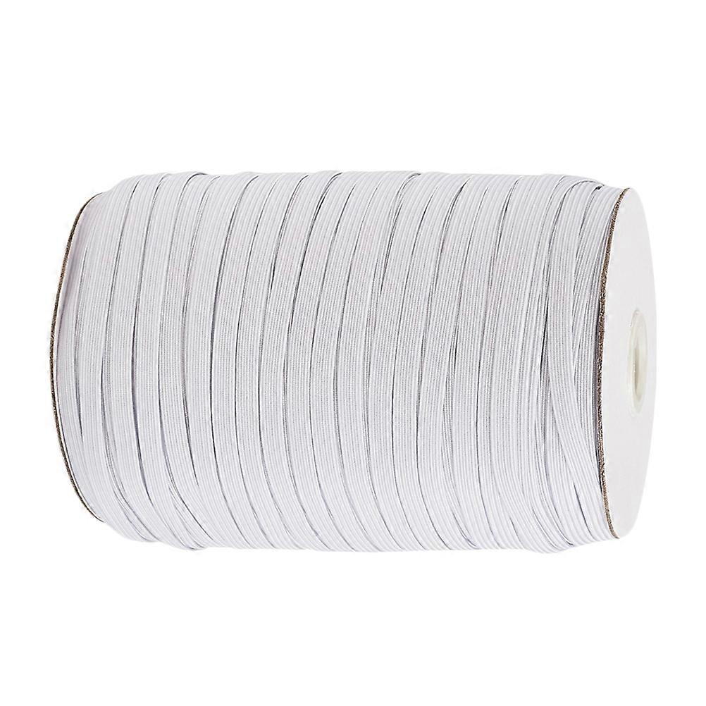 Clothing Stretch Belt Roll Material Flat Elastic Cord for Sewing Handicraft Enthusiasts Cuffs Shoelace 0.6cm Width 70 Roll