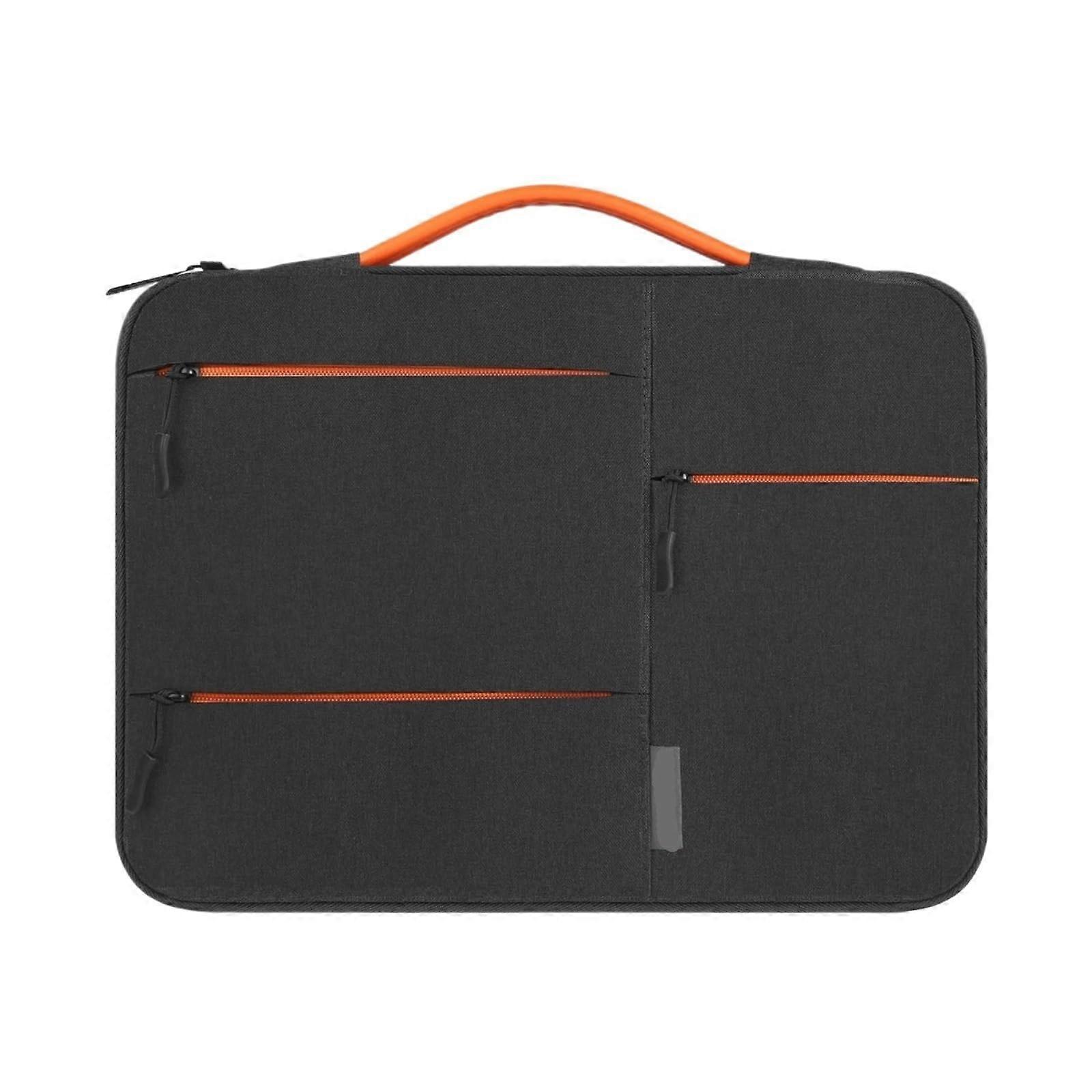 Laptop Bag 14-Inch Black Protective Sleeve Large Capacity Portable Notebook Case
