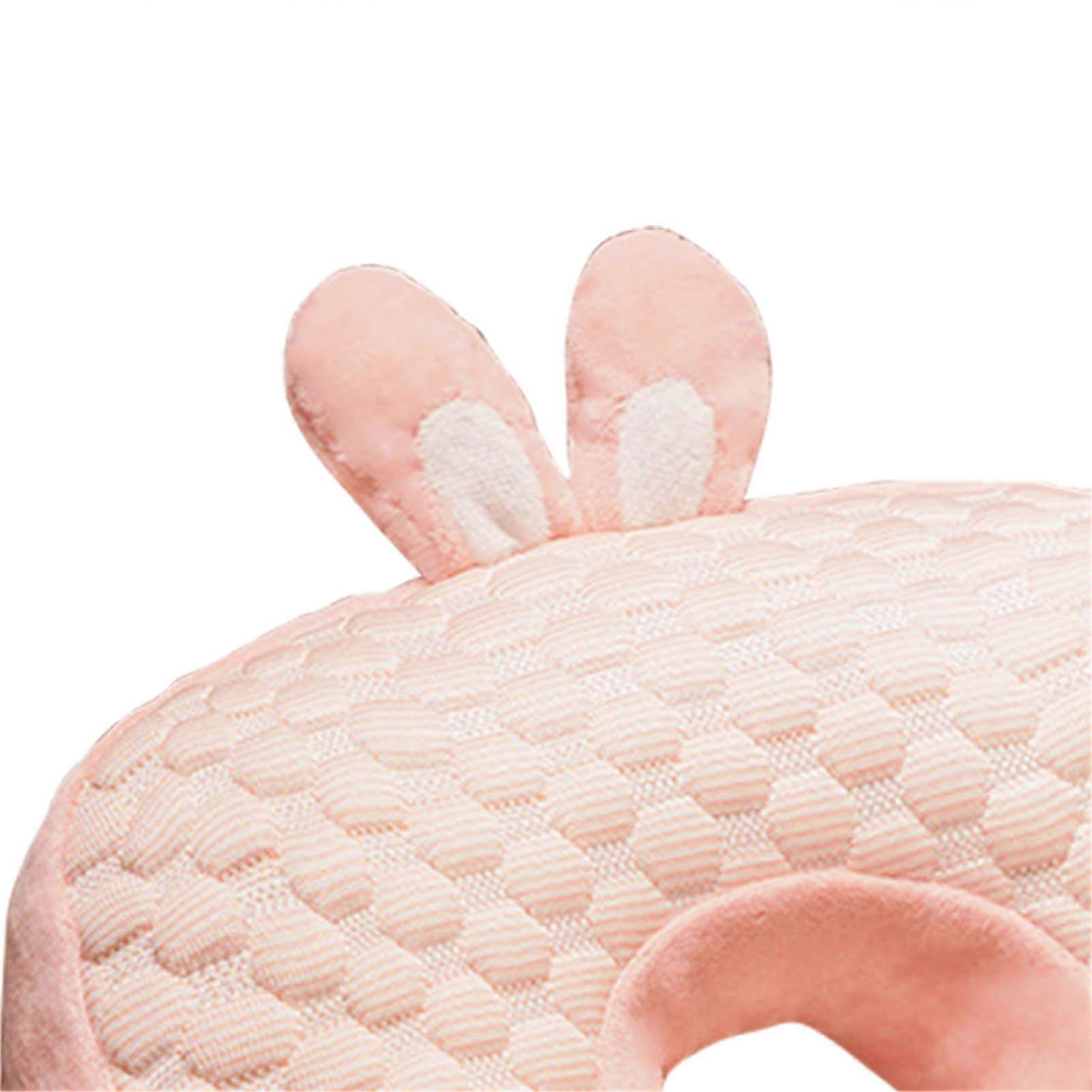 Nap Face Pillow Comfortable Breathable Soft Easy to Clean Table Sleeping Pillow for Library Office Home Pink Bunny