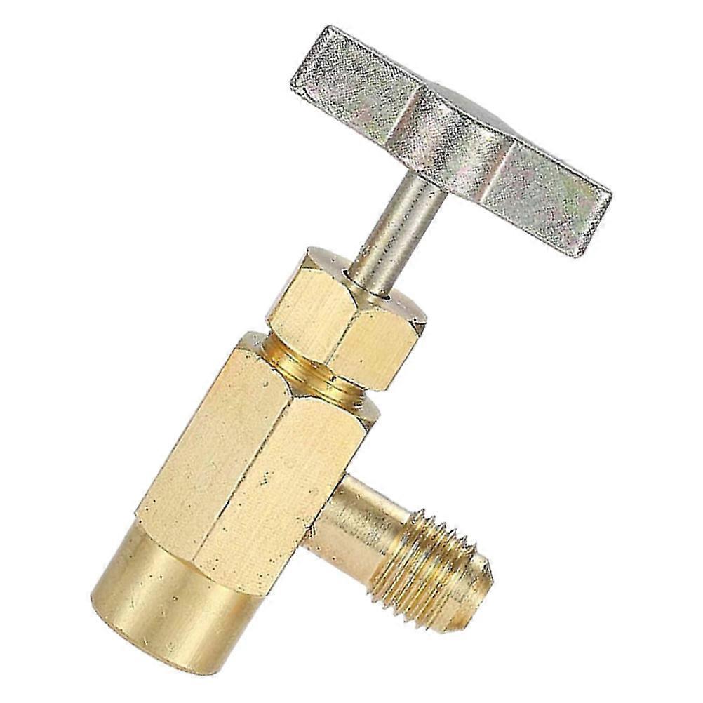 Piercing Valve Tank Adapter Can Tap Opener For Ac Hose Fitting Filling Tool