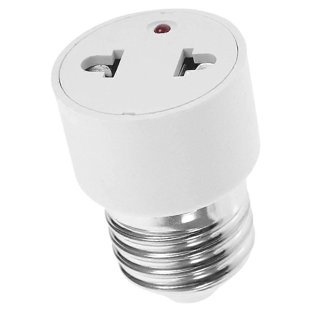 Light Bulb Plug Adapter Socket Conversion Electrical Device Powering for Garage 5.00X3.20X3.20CM 1Pack