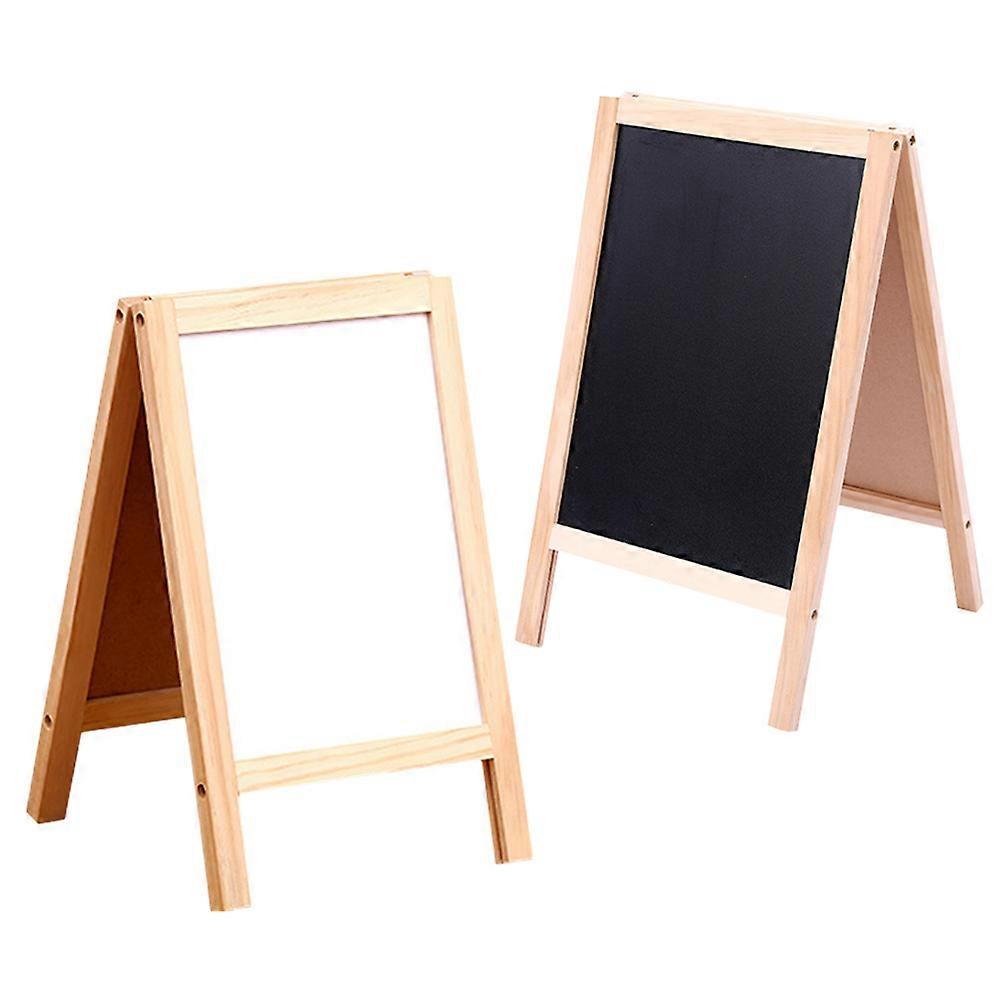 Kids Chalk Board with Multi Color Wooden Frame for Writing Use Small Erasable Board 2Pcs