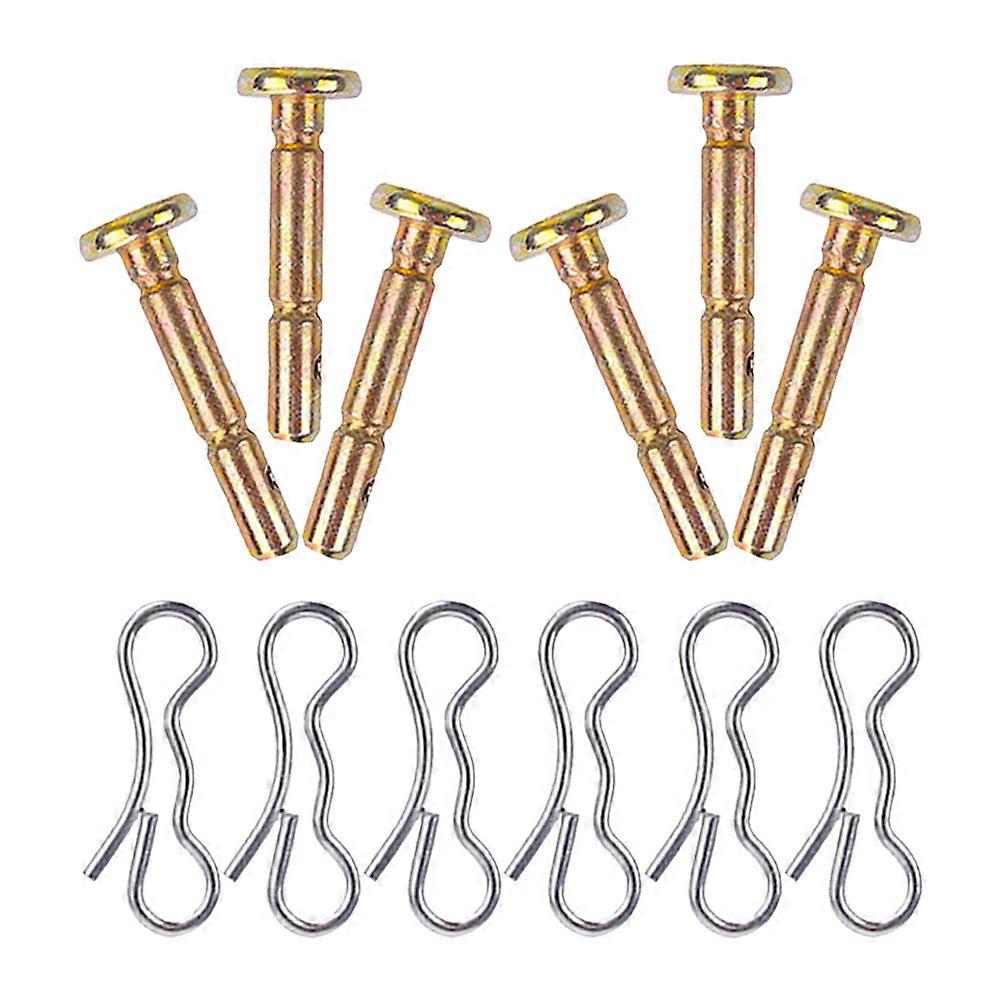 Snow Blower Repair Supplies with Durable Metal Pins Made of Stainless Steel Assorted Color 6 Sets