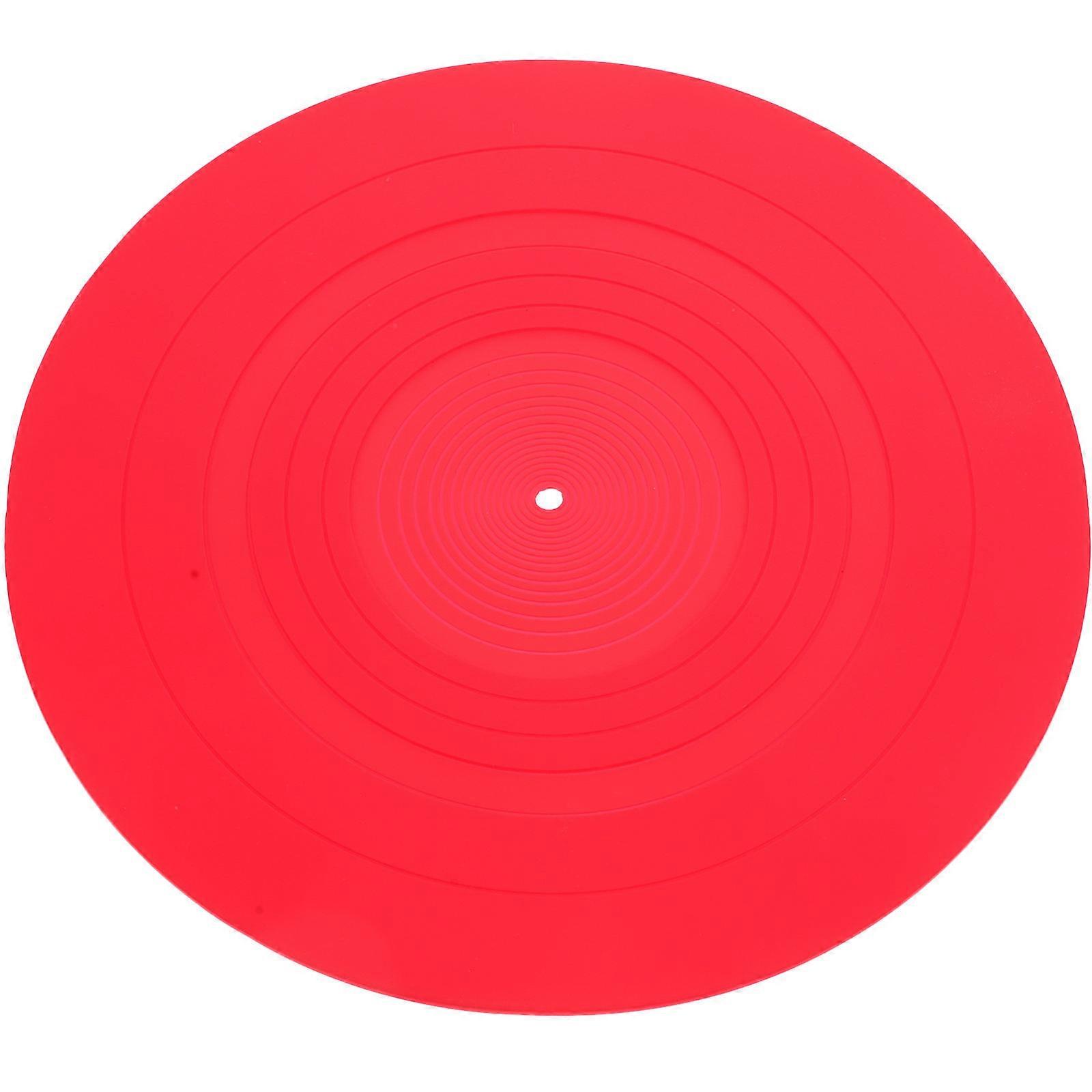 Turntable Slipmat Anti Static Silicone Pad Round Record Mat Home Use 1Set