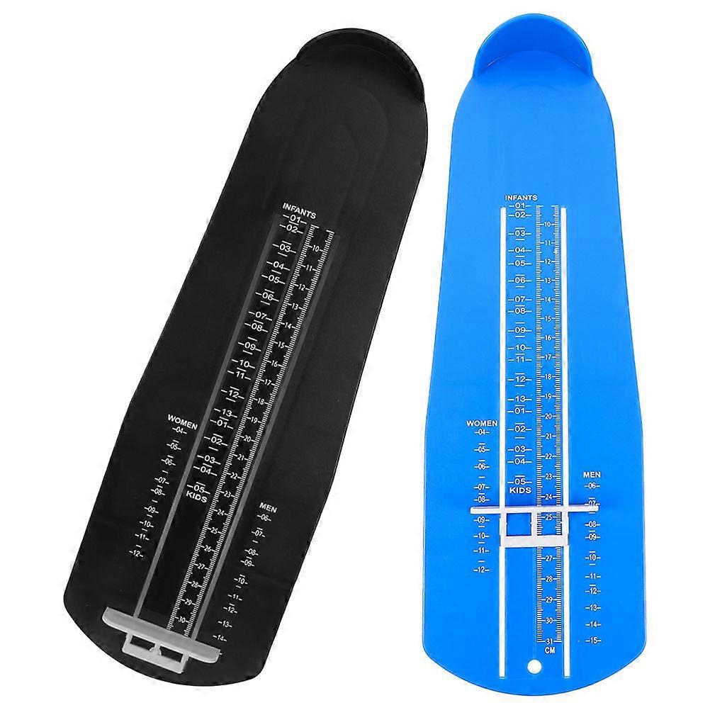 Adult Foot Measurer Plastic Foot Measurement Device Accurate Size Result For Shoe Store Use 2Pcs