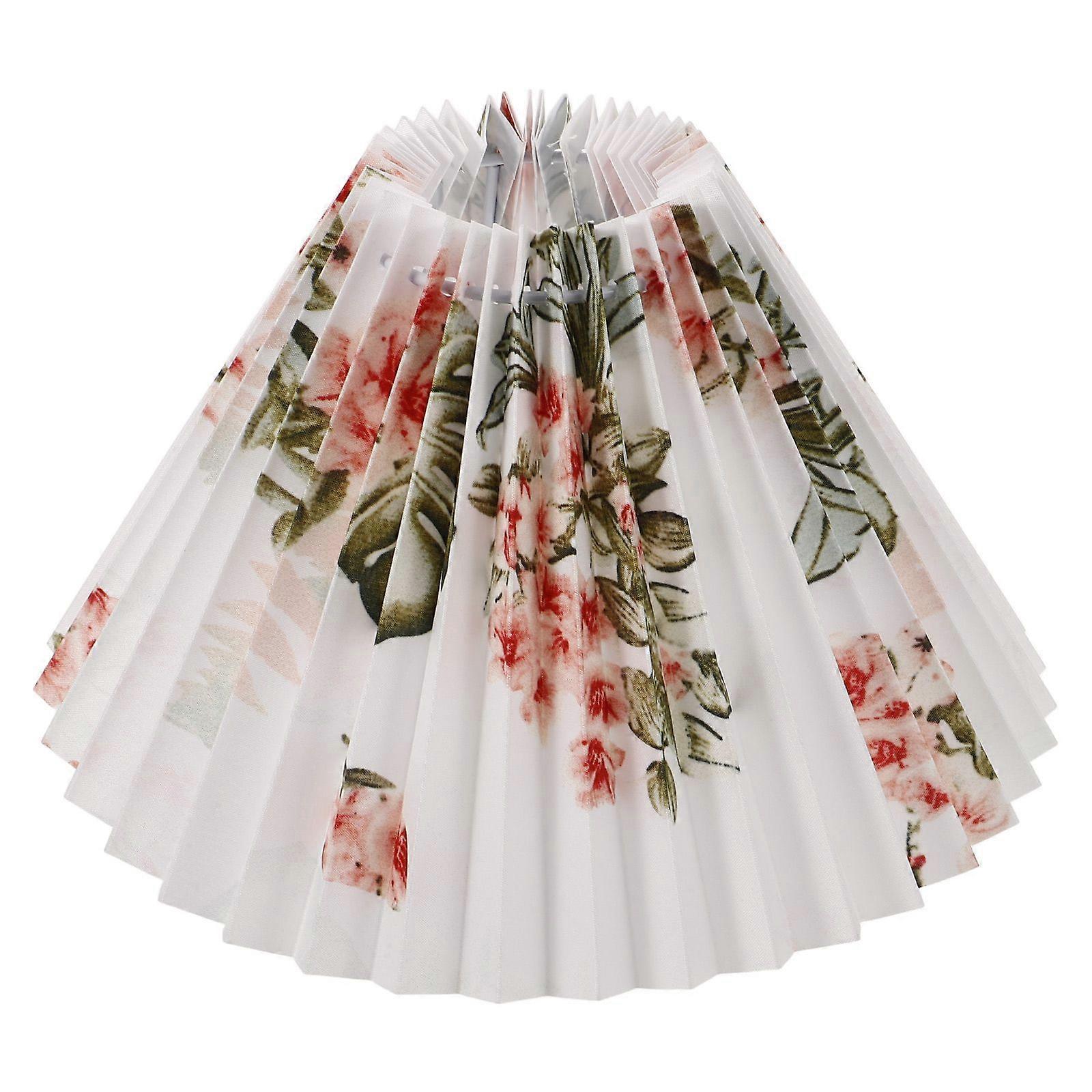 Pleated Lampshade Lamp Shade Rustic Table Lamp Cover Small Lamp Shade Fabric Cloth Light Cover
