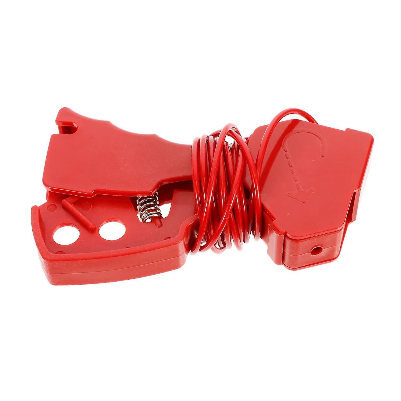 Adjustable Security Cable Lock with Nylon Coated Steel Cable for Industrial Use, Temperature Resistant and Durable Design