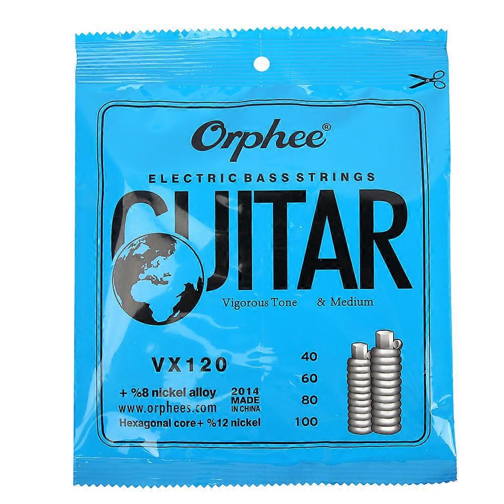 Electric Bass Strings Nickel Alloy 4-String Strings Set Beginner Instrument Accessory