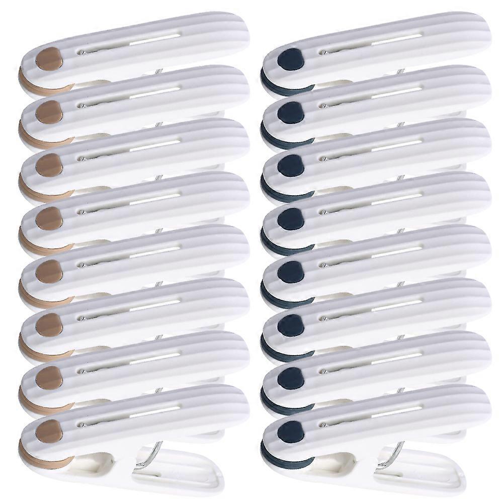 24個プラスチック多目的ベッドシーツクリップ防風ソックスホルダー滑り止めファスナー