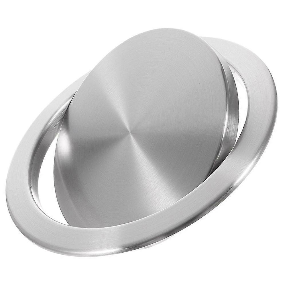 Stainless Steel Flapping Trash Can Lid for Home Use Silver Suitable for Kitchens and Workbenches 7.87 Inches