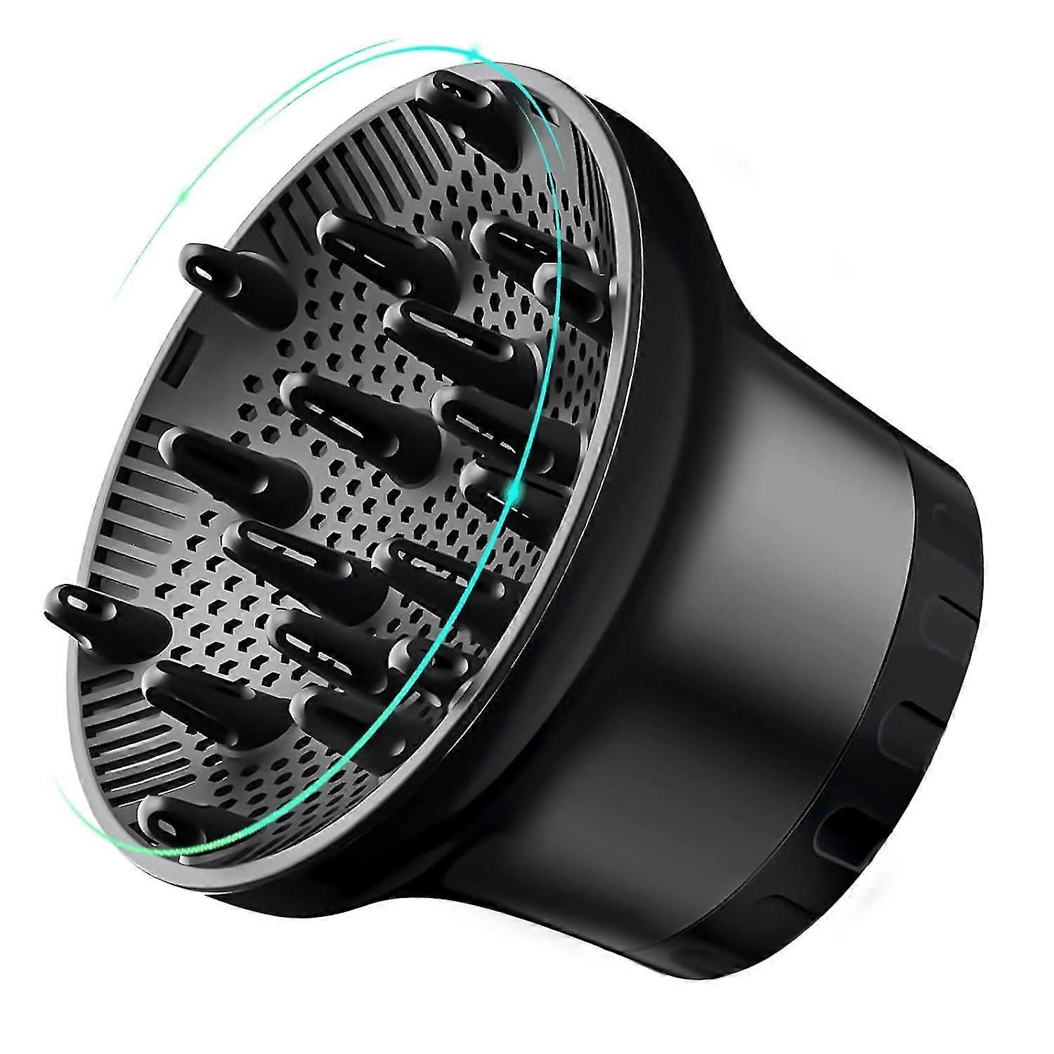Adjustable Hair Dryer Curl Diffuser 1.4"-2.6" Universal Diffuser Attachment For Fine Natural Wavy Fiery Hair Professional Salon Tool 1 Piece (black G8