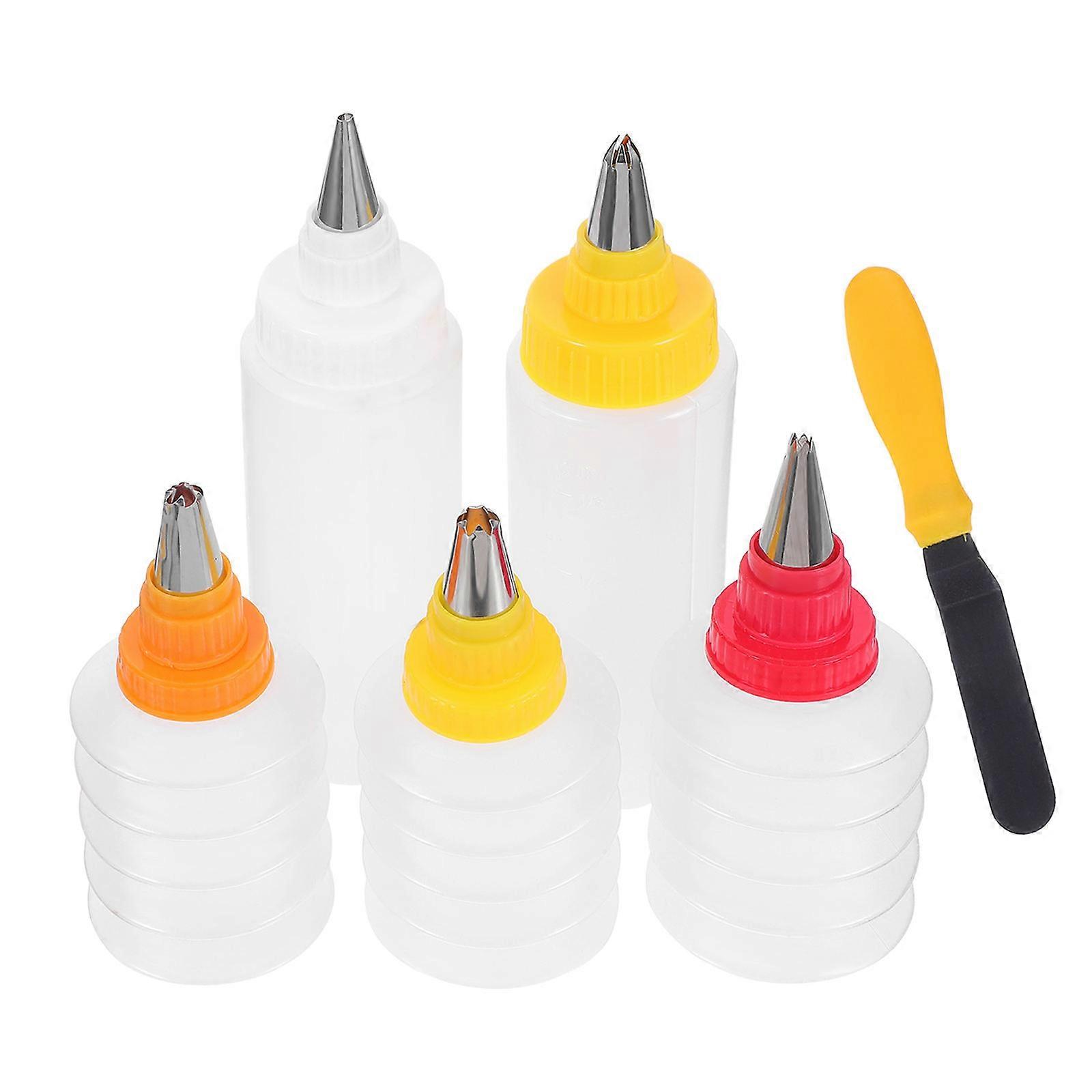 Cake Craft Tool, Multi-Use Icing Bottles for Baking Projects, Sturdy Construction