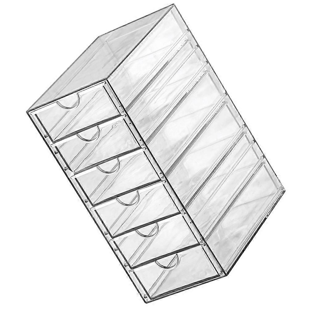 Transparent Multi Layer Storage Box – Versatile Desktop Drawer Organizer for Makeup, Stationery, and Trinkets – Space Saving Design for Bathroom or