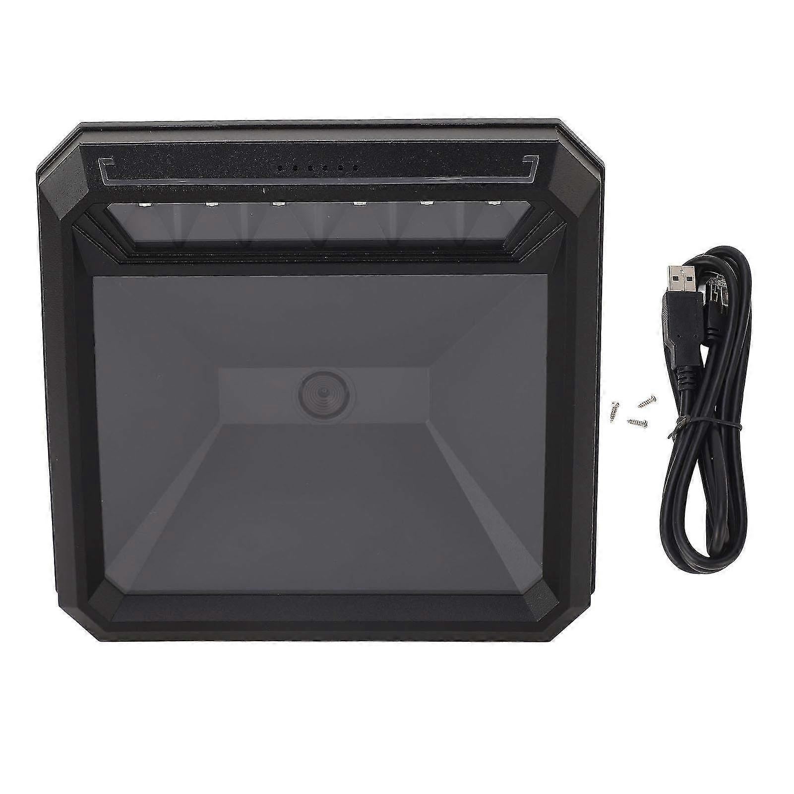Hands-Free Desktop 2D & 1D QR Barcode Scanner - USB Automatic Code Reader for Retail Shop & Efficient Inventory Management