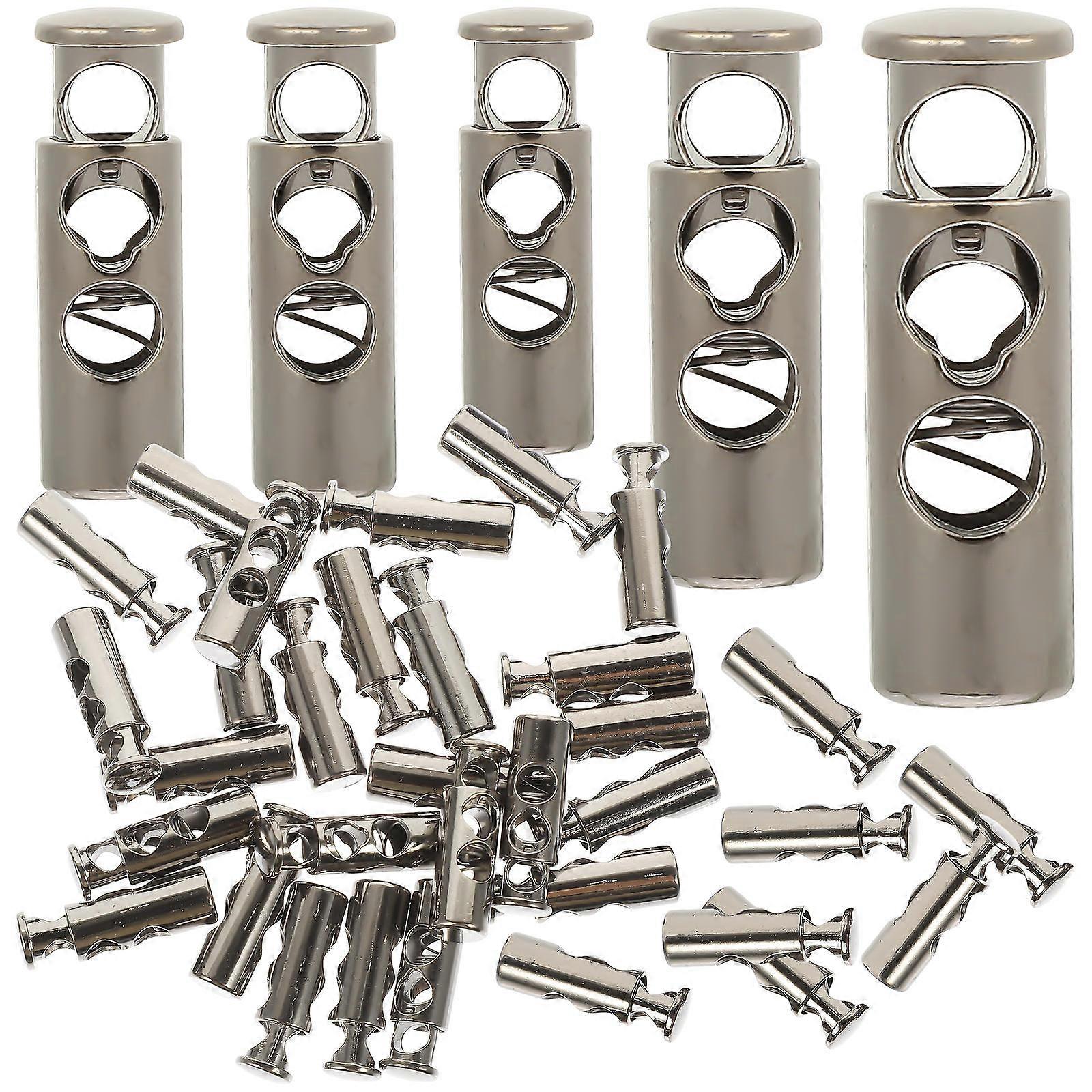 Drawstring Fastener 30Pcs Spring Lock Ideal For DIY Projects Lightweight Easy Installation Cord End