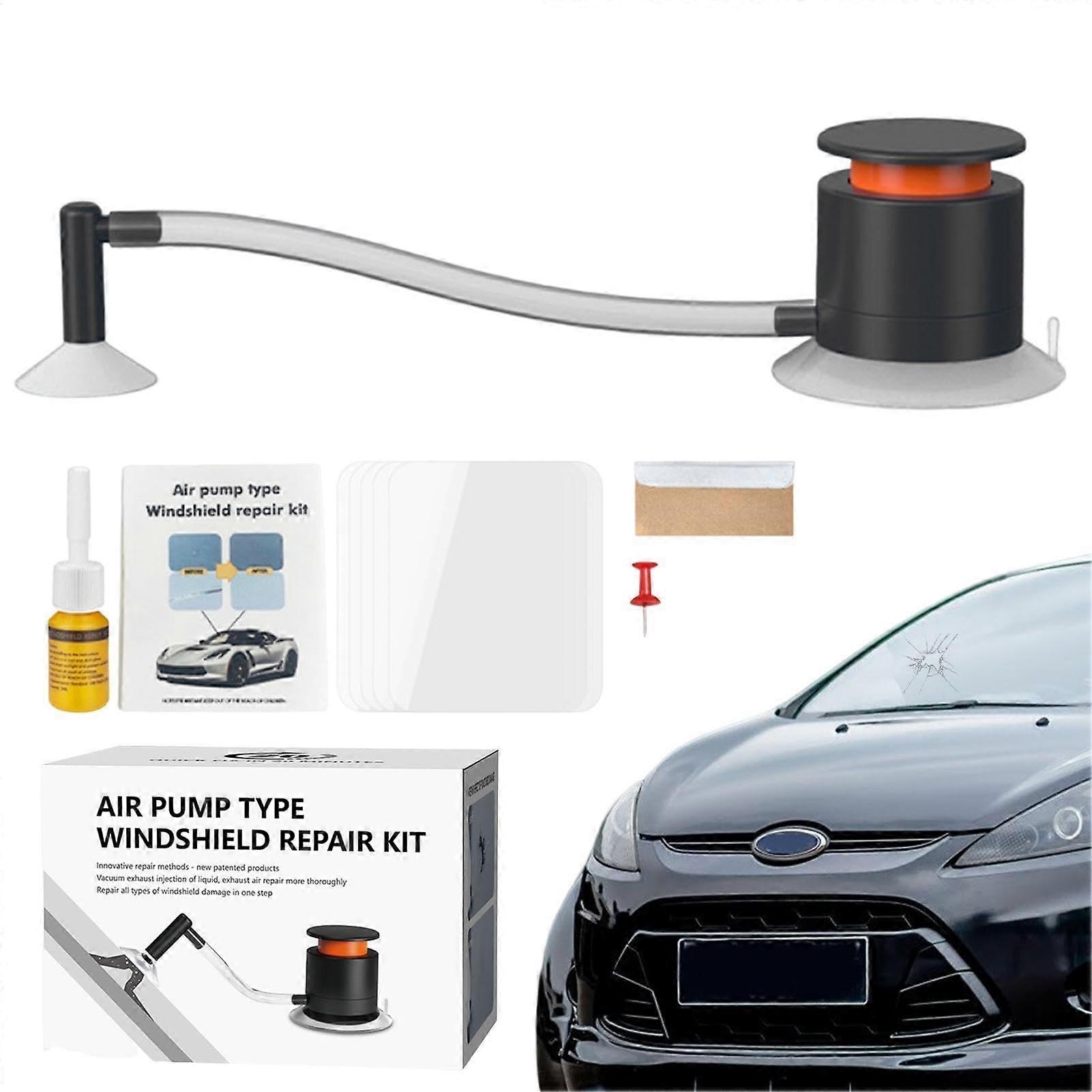 Windshield Kit Unique Vacuum Design Crack Tool
