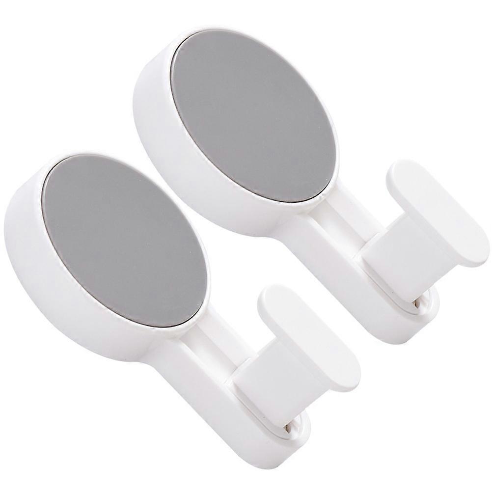 2pcs Self Adhesive Heavy Duty Bathroom Wall Hooks for Towels, Coats – Easy Install, Space Saving Organizer for Door or Wall