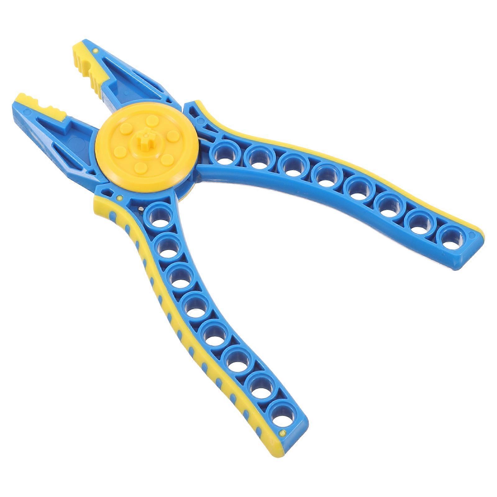 Anti Slip Brick Tool Building Blocks Separator For DIY Projects Blue ABS Pliers 1Set