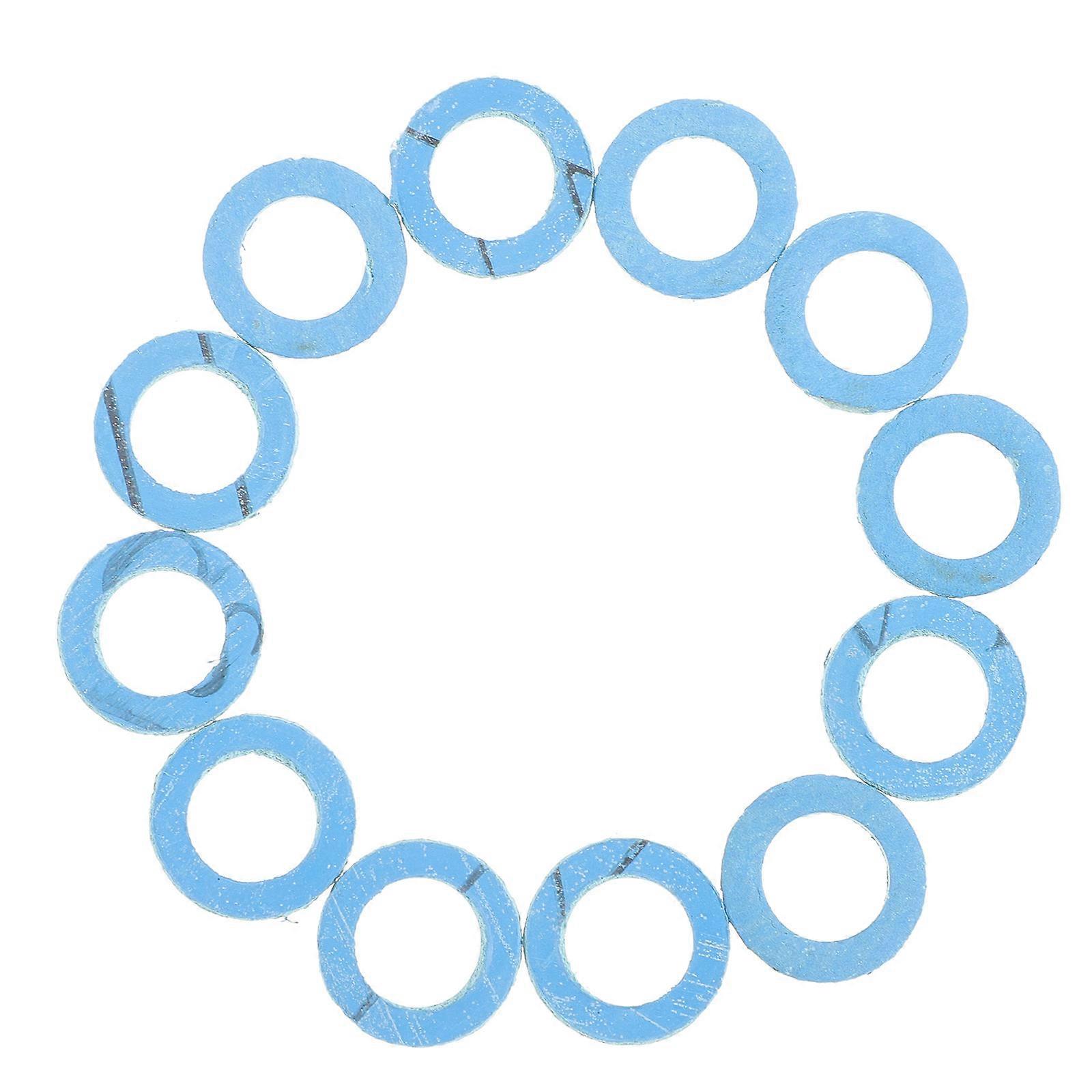 12pcs Oil Drain Plug Washer Gasket Kit Compatible with Mercury – Durable Seals for Boat Drainage Systems