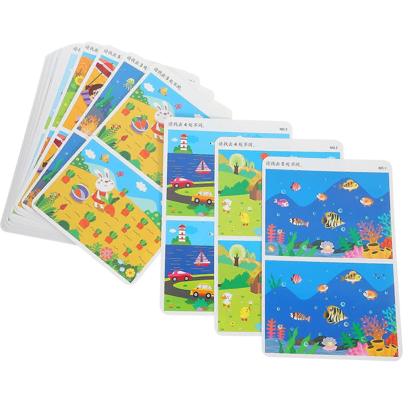 Cards Educational Toys for Playing 1Set Reusable Activity