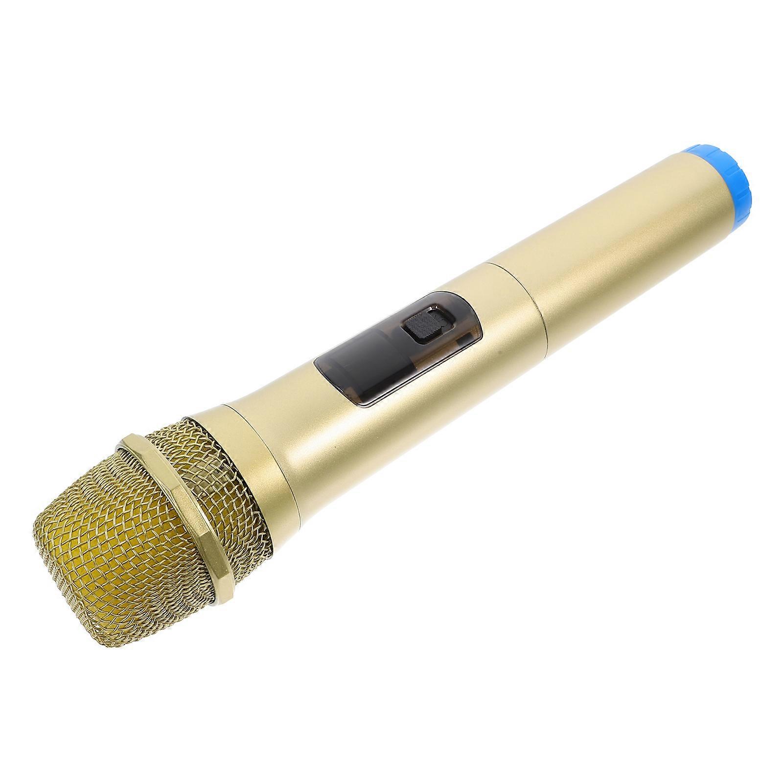 FRCOLOR Fake Microphone Prop for Pretend Play Party and Practice 1 Set