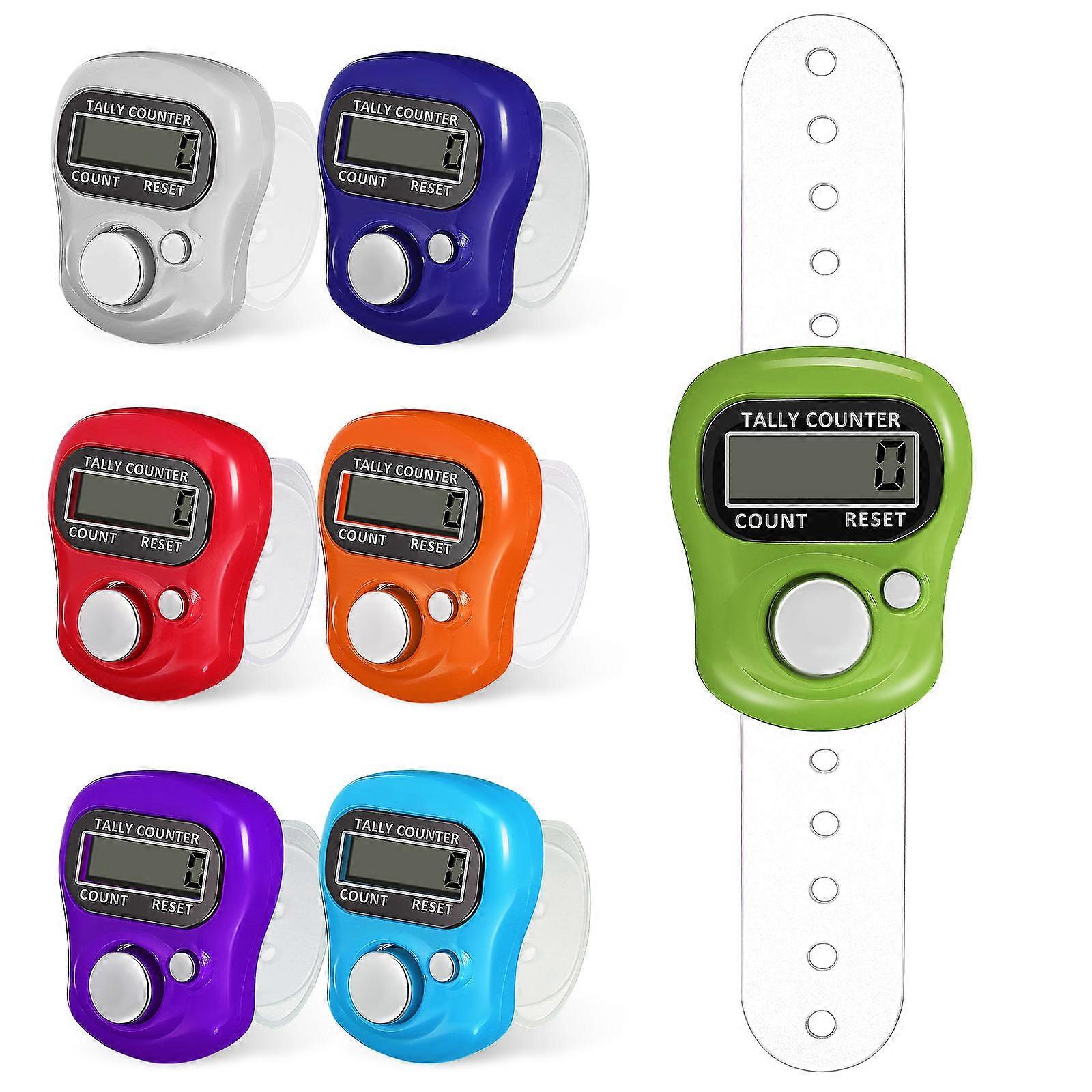 7Pcs Portable Number Counter Mini Tally Counter Designed For Easy Counting In Sports Event Attendance And Inventory Use