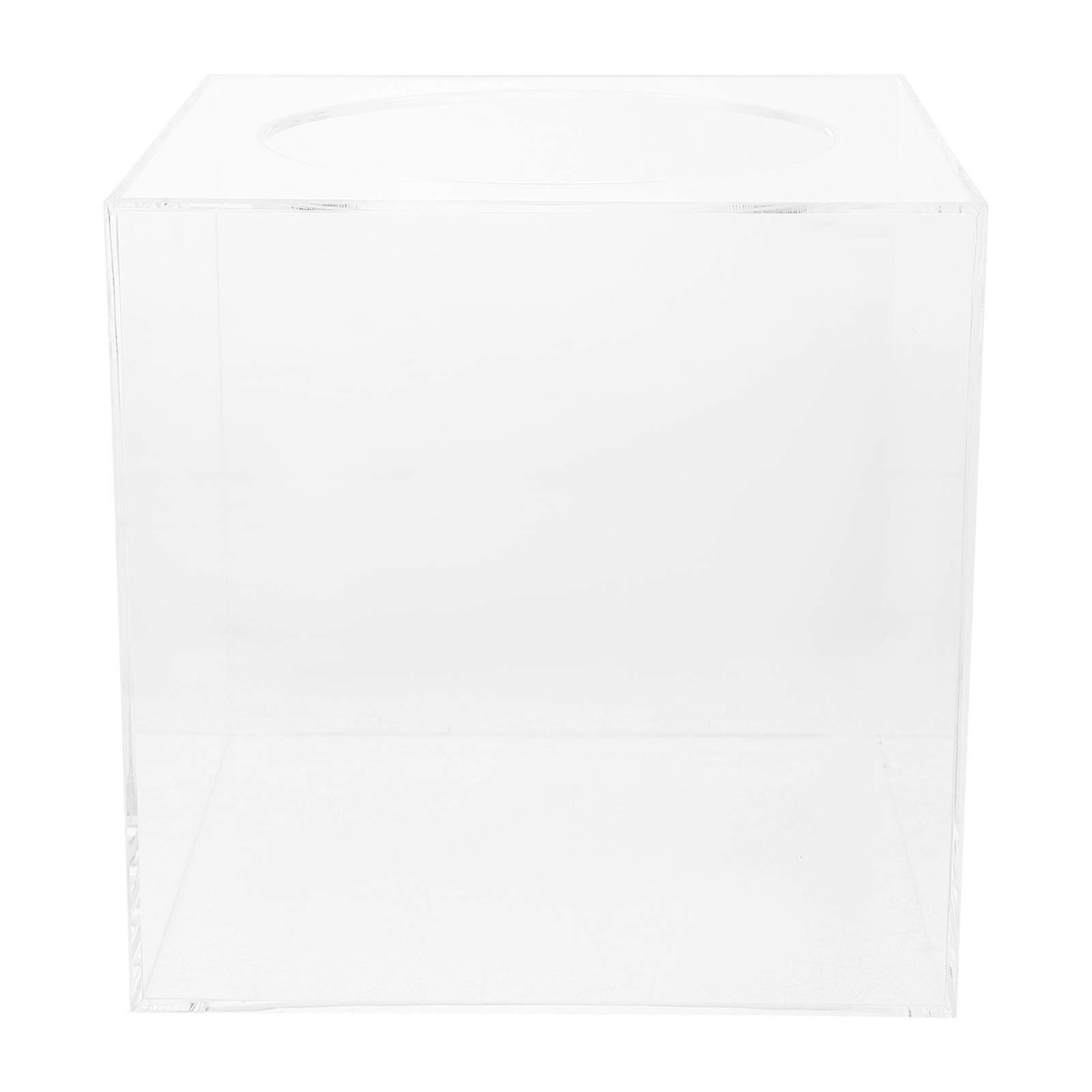 Transparent Donation Ballot Box for Fundraising, Prize Draw, Souvenir Storage, Party Use & Card Collection – Stylish Design