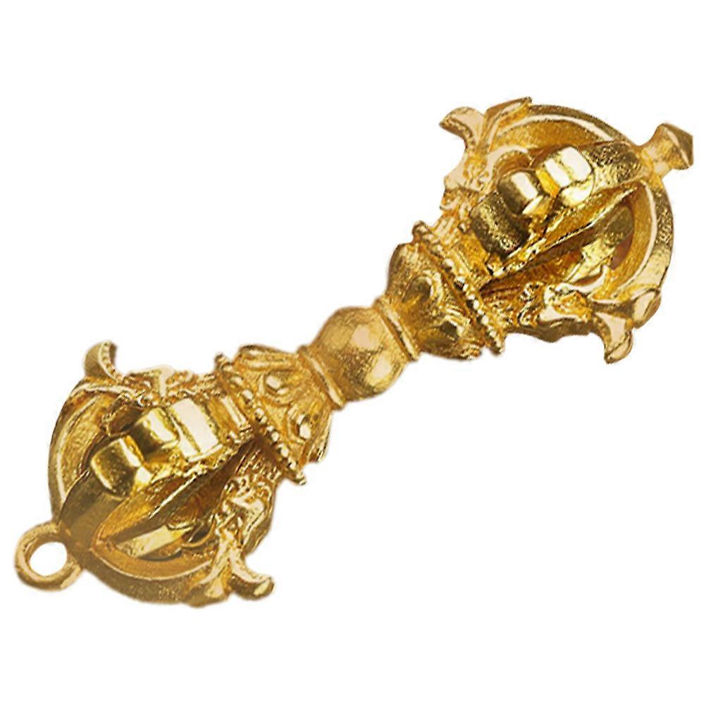 Antique Vajra Pestle Pendant Unique Hanging Ornament for Keychains, DIY Crafting & Retro Decor with Detailed Design
