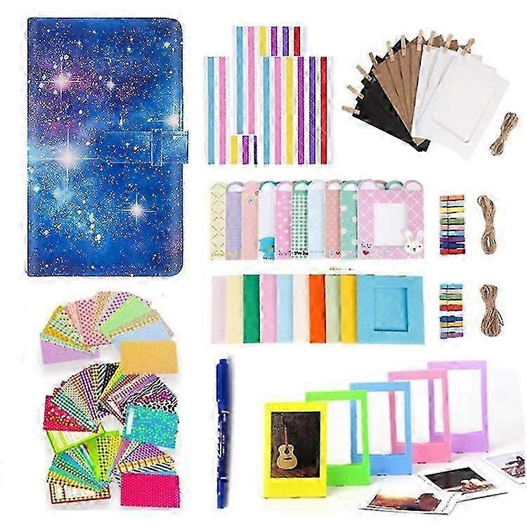 10-in-1 Colorful Accessories Bundle Kit for FujiFilm Instax Mini 12 / 11 / 9 / 8+ / 8 with Photo Album & Hanging Frames