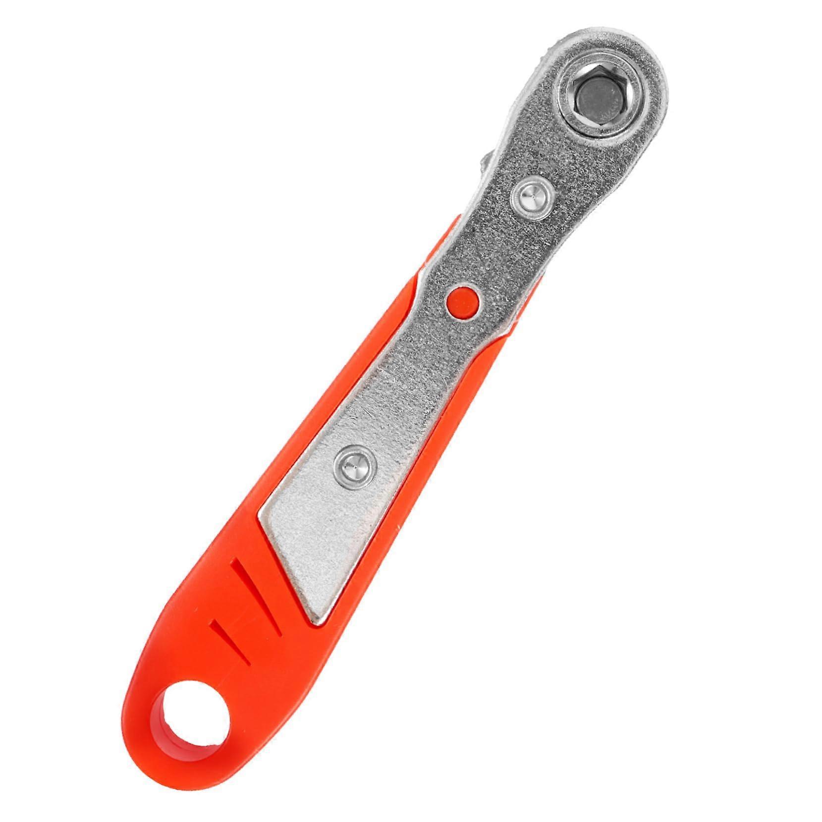 Mini Ratchet Wrench with Teeth Grip, Bidirectional Design for Tight Spaces, Ideal for Sink and Cabinet Repairs