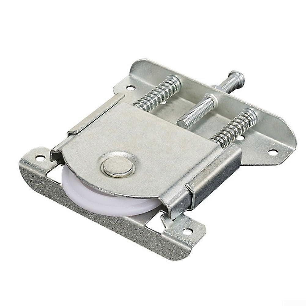 Steel and nylon sliding door pulley with damping function for long service life