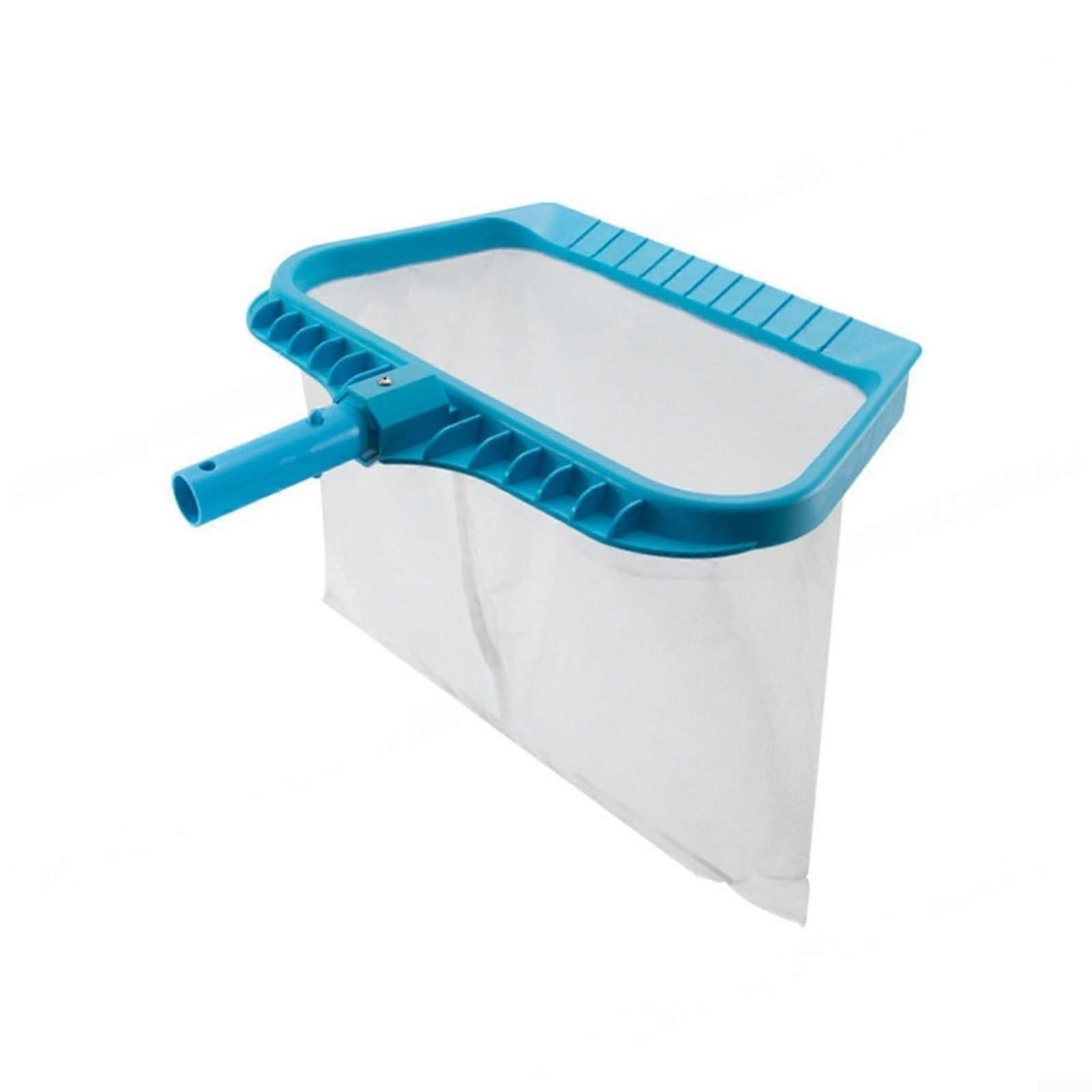 Telescopic Pool Skimmer Net with Deep Fine Mesh Bag for Cleaning Swimming Pools, Fountains, and Ponds to Remove Leaves