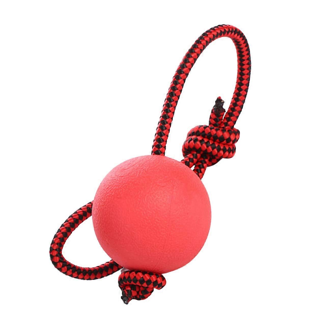 Dog Chew Toy Molar Shaped With String For Teeth Cleaning And Interactive Play To Reduce Boredom