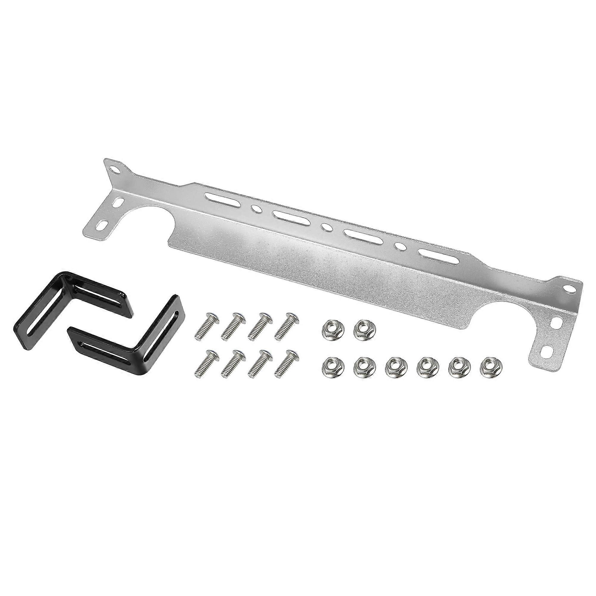 Car Oil Cooler Assembly Holder Replacement Silver Tone Compatible with Various Models Durable and High-Quality Material