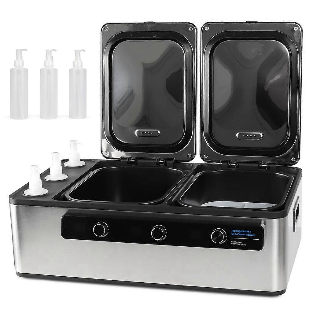 Multi Hot stone -kiuas ja öljylämmitin