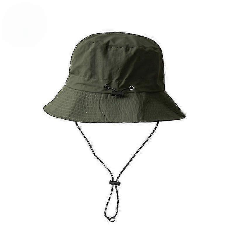 قبعة المطر قبعة دلو مقاومة للماء للنساء والرجال UPF 50+ حافة عريضة