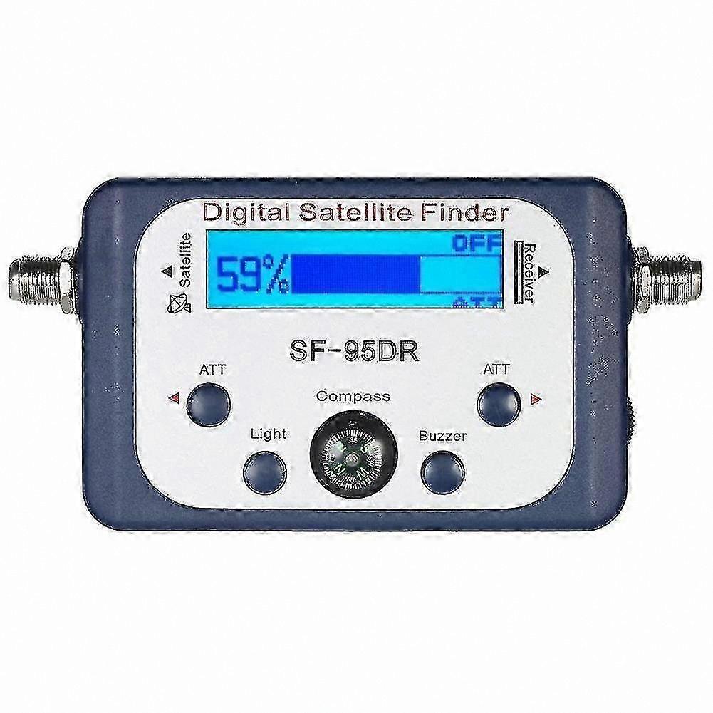 Satellite Signal Finder with LCD Display and Compass for TV Receiver Testing