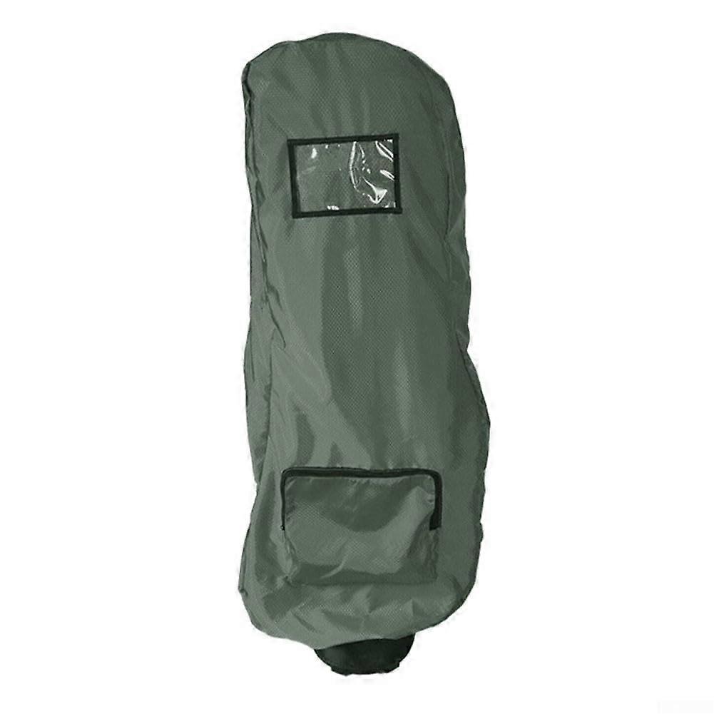 Golf Bag Rain Cover Foldable Waterproof With Convenient Storage Green