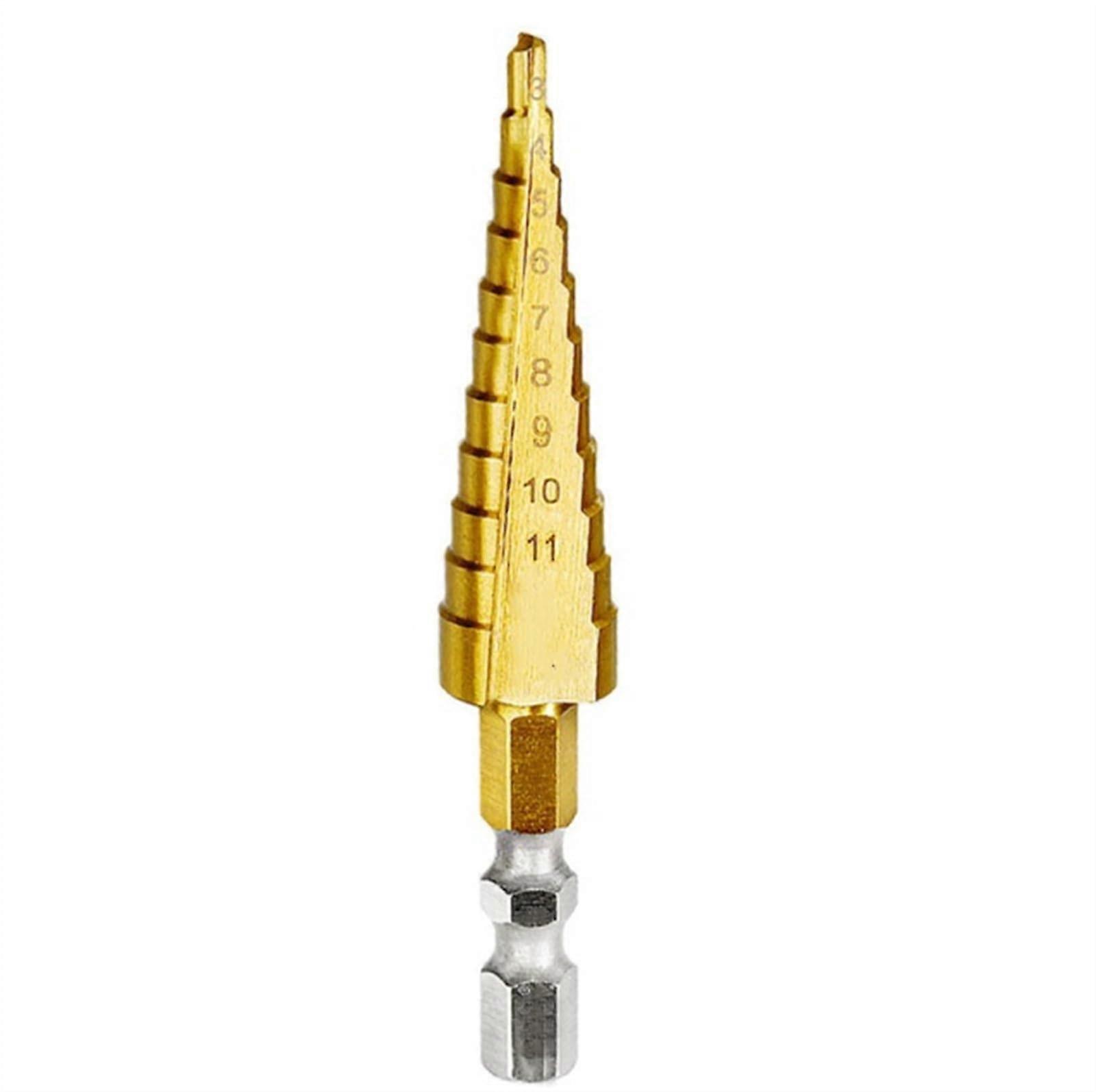 313mm Hexagon step drill, coated, hole cutter, power tool set