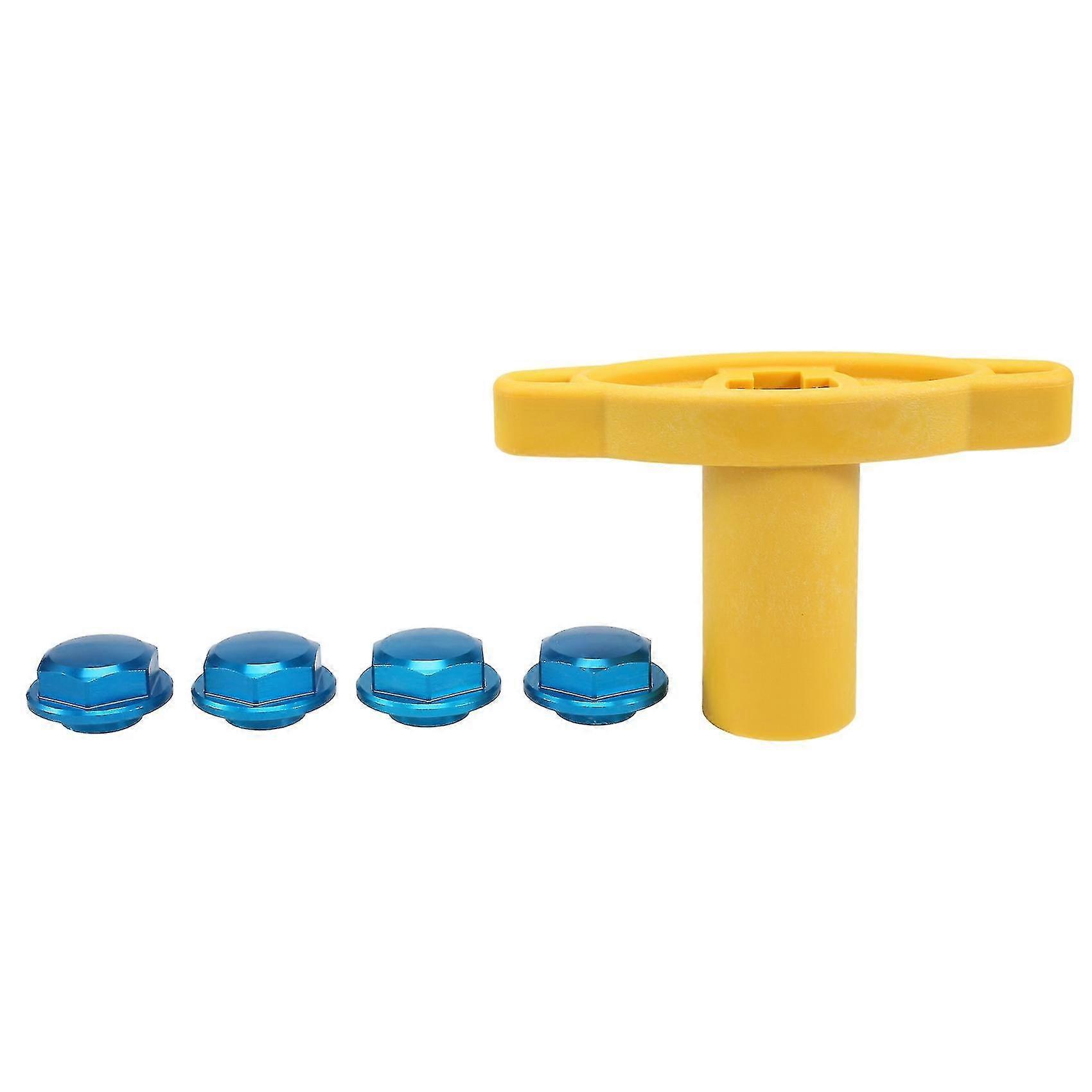 Tire Mod Nut Kit For Maxx, Blue - Custom Wheel Enhancement